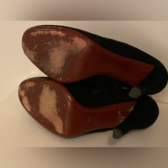 Authentic GUCCI Black Tassel Booties Boots 36.5 - Picture 8 of 10